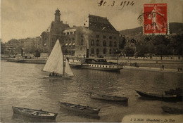 Suisse (NE) Neuchatel // Le Port 1914 - Neuchâtel