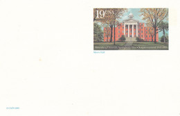 ENTIER POSTAL, "WITTENBERG UNIVERSITY", Myers Hall,  19c - Other & Unclassified