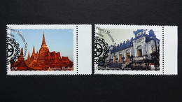 UNO-Wien 884/5 Oo/ESST, UNESCO-Welterbe: Südostasien - Used Stamps