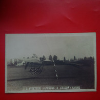 CARTE PHOTO CHALON SUR SAONE L AVIATEUR LACROUSE - Chalon Sur Saone