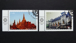 UNO-Wien 884/5 Oo/ESST, UNESCO-Welterbe: Südostasien - Used Stamps