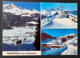 Savognin An Der Julierstrasse/ Skigebiet/ Skilift - Savognin