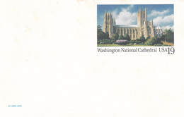ENTIER POSTAL, "WASHINGTON NATIONAL CATHEDRAL", 19c - Other & Unclassified