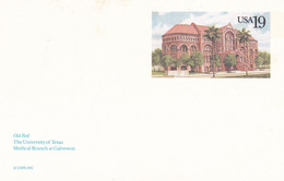 ENTIER POSTAL, "THE UNIVERSITY OF TEXAS", Medical Branch At Galveston, 19c - Andere & Zonder Classificatie