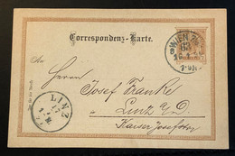 AUSTRIA - Correspondenz-Karte 2kr - Briefe U. Dokumente