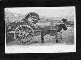 - ROMA - Costumi Romani - Carro Da Vino Transport   Tonneaux  Vins CPA Année1906 - Transportmiddelen