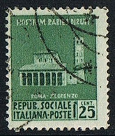 1944 - RSI - MONUMENTI DISTRUTTI / LIEUTENANCY - MONUMENTS DESTROYED - USATO / USED - Altri & Non Classificati