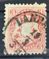 BAYERN 1870 - Canceled - Mi 23Y - 3kr - Usati