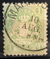 BAYERN 1870 - Canceled - Mi 22Y - 1kr - Usados