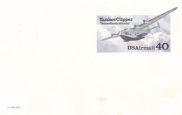 ENTIER POSTAL, "USAIRMAIL", Yankee Clipper, Transatlantic Airmail, 40c - Altri & Non Classificati