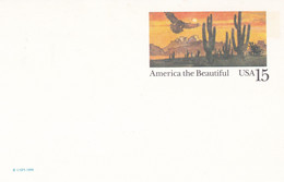 ENTIER POSTAL, "AMERICA THE BEAUTIFUL", Desert, 15c - Other & Unclassified