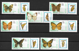 VIETNAM 1989 BUTTERFLIES MNH - Schmetterlinge
