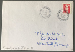 France Marianne De Briat Sur Enveloppe - DERNIER JOUR DU TARIF 17.8.1991 - (C1915) - 1961-....