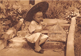 CHINE-L'ENFANT AU PANIER - Chine