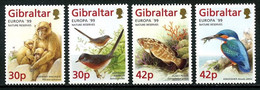 GIBRALTAR 1999 N° 853/856 ** Neufs MNH Superbes C 8 €  EUROPA Faune Oiseaux Martin Pêcheur Poissons Perches Animaux - Gibraltar