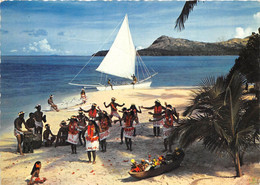 TAHITI-GROUPE DE DANSE DE L'HÔTEL BORA-BORA - Tahiti