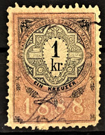 AUSTRIA 1888 - Canceled - Stempelmarke 1kr - Steuermarken