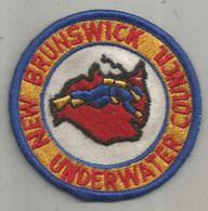 JC , écusson Tissu , Scouts , Scout , Scoutisme, NEW BRUNSWICK , Canada , Underwater Council - Patches