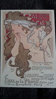 CPSM ILLUSTRATEUR MUCHA SALON DES CENTS EXPOSITION DES CENT HALL DE LA PLUME 1896 1983 REPRO - Mucha, Alphonse