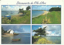 ( ILE D ARZ  )( 56 MORBIHAN ) La Cale Du Mounien La Plage Du Brouel Le Penher Et La Pointe De Belure - Ile D'Arz