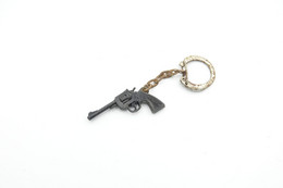 Vintage TOY GUN :  SCHICK Revolver - L=4,5cm - Keychain 1960s - Keywords : Cap - Cork Gun - Rifle - Revolver - Pistol - Decorative Weapons