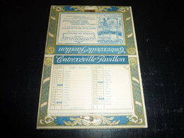 CALENDRIER PUBLICITAIRE - CONTREXEVILLE PAVILLON - CALENDRIER COMPLET - PHOTOS DES DIFFERENTS LIEUX DE LA VILLE (DOC-C) - Petit Format : 1901-20