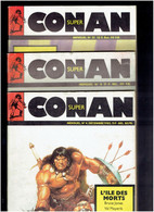 SUPER CONAN LOT 3 NUMEROS 4. 8 ET 21 MON JOURNAL UNE PUBLICATION MARVEL - Conan