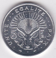 République De Djibouti. 5 Francs 1991 Aluminium. KM# 22 - Dschibuti