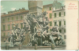 Roma; Fontana Dei Quattro Fiumi - Non Viaggiata. (Guggenheim & Co. - Zürich) - Other Monuments & Buildings
