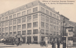 Berlin Germany, American Express Co. Offices 55 Charlottenstrasse C1900s/10s Vintage Postcard - Friedrichshain