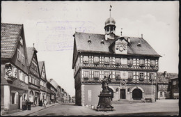 D-96231 Bad Staffelstein - Rathaus Und Bahnhofstraße - Landpoststempel ! 13a Prächting - Staffelstein