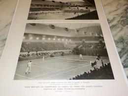 PHOTO MATCHES SUR COURT COUVERTS STADE PIERRE DE COURBERTIN 1938 - Otros & Sin Clasificación