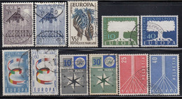 Europaausgaben Des Jahres 1957 - 11x - 1957