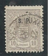 S.P. 39 (10c)   O  Luxembourg 2.7.1882 - Servizio