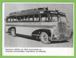 Arganil - Calendário De 1986 - Autocarro Regal De 1948 - Bus - Calendar. Coimbra. Portugal. - Grand Format : 1981-90