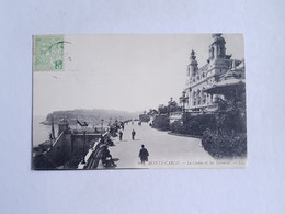 CPA 80. Monte Carlo, Monaco, Le Casino Et Les Terrasses, 1909 - Terrassen