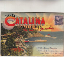 Santa Catalina - California - Folder Viaggiato Con 12 Immagini The Island Paradise. - Recordatorios
