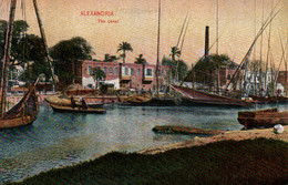 Alexandria - Alexandrie, Le Canal - Le Caire Postal Trust - Carte Non Circulée - Alejandría