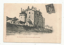 Cp , 49 ,  Château De MONTSOREAU ,  Dos Simple , Vierge - Autres & Non Classés