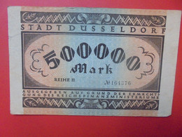 DÜSSELDORF 500.000 MARK 1923 Circuler - Collections