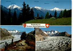 Riederalp Am Grossen Aletschgletscher - 3 Bilder (44607) * 28. 8. 1986 - Riederalp