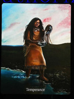 Temperance - Native American Indian - A Divination & Meditation Tarot Card - Tarot-Karten