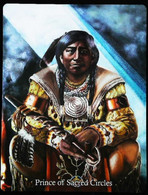 Queen Of Sacred Circles - Native American Indian - A Divination & Meditation Tarot Card - Tarocchi