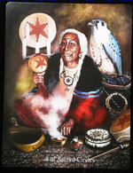 9 Of Sacred Circles - Native American Indian - A Divination & Meditation Tarot Card - Tarot