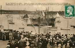 La Trinité Sur Mer * Après Les Régates , Les Yachts Rentrés Au Mouillage * Concours Danse Et Costumes * Folklore - La Trinite Sur Mer