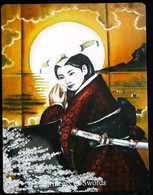 Princess Of Swords - Japonese Feudal Samouraï - A Divination & Meditation Tarot Card - Tarot-Karten