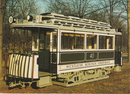 N°7032 R -cpm Westliche Berliner Vorortbahn - Strassenbahnen