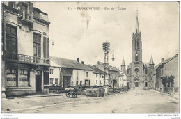 FLORENVILLE ..-- MILITARIA .  Rue De L ' Eglise . 1918 Vers PARTHENAY ( Melle Raymonde BIZARD ) . Voir Verso . - Florenville