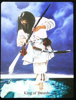 King Of Swords - Japonese Feudal Samouraï - A Divination & Meditation Tarot Card - Tarot