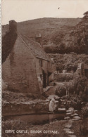 N°7047 -cpa (old Card) -Corfe Castle, Brokk Cottage- - Swanage